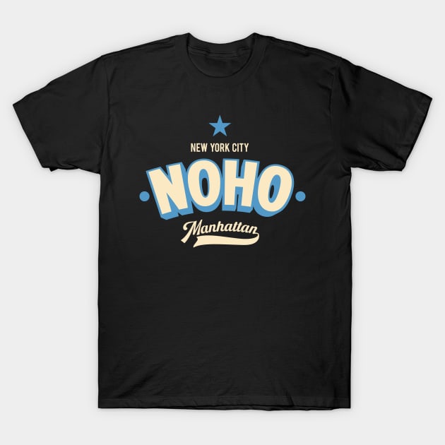 Streetwise Manhattan: Rock Noho's Urban Edge in Style T-Shirt by Boogosh